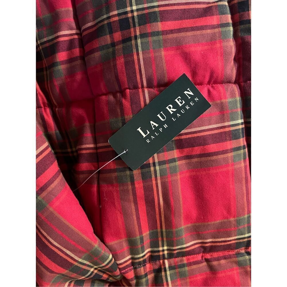 Lauren Dry Goods Supply Co Ralph Lauren Red Fishing/Hunting Puffer Vest New L - Picture 6 of 11